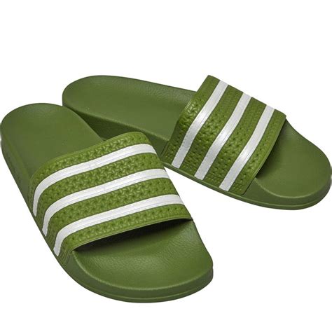 adidas slippers groen adilette|Adidas Adilette .